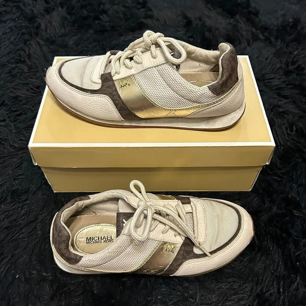 MICHAEL KORS casual lace up shoes sneakers women’s 7.5